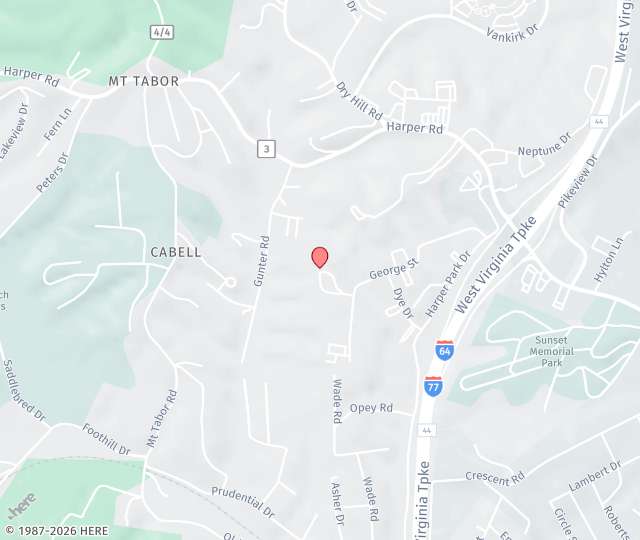 Location Map: 250 George Street Beckley, West Virginia 25801